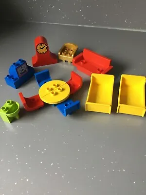Buy Lego Duplo Furniture. Table, Chairs, Beds, Sofa,clock, Sink,tv • 13£