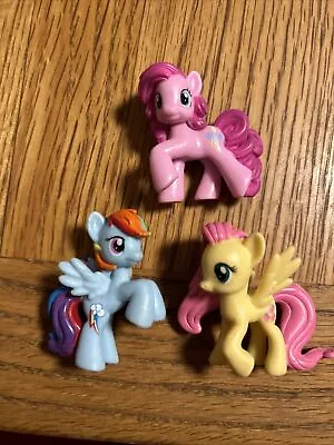 Buy My Little Pony  G4 Mini Figures Blind Bag Rainbow Dash Fluttershy Pinkie Pie Lot • 4£
