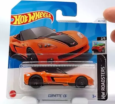 Buy Hot Wheels 2024, Corvette C6, Orange/black, Short Card . • 3.99£