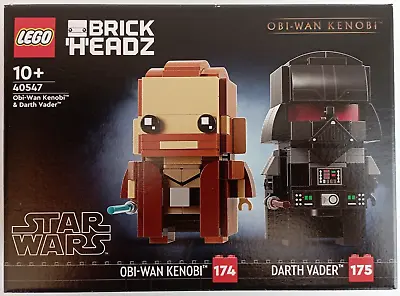 Buy Lego Brickheadz 40547 Obi-Wan Kenobi & Darth Vader - Brand New & Sealed • 20£