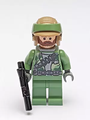 Buy LEGO STAR WARS 8038 Endor Rebel Commando Beard Minifigure SW0240 NEW And Genuine • 12.49£