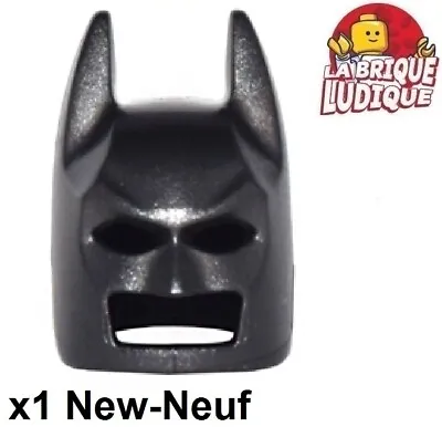 Buy LEGO 1x Minifig Headgear Mask Helmet Batman Cowl Angular Ears Black 10113 NEW • 1.54£