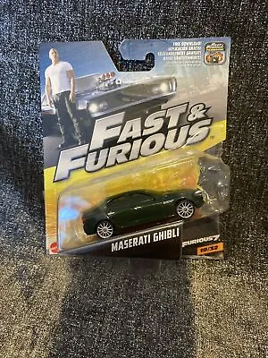 Buy Mattel Fast And Furious Maserati Ghibli 19/32 • 10£