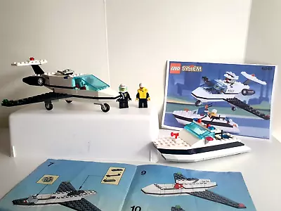 Buy VINTAGE Lego Classic Town Police Jet Speed Justice 6344 - Instructions, Minifigs • 15£