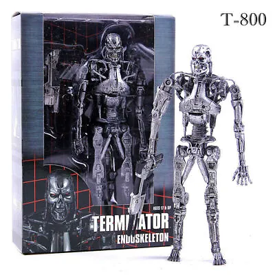 Buy Terminator T-800 Endoskeleton Action Figure PVC Model Collectibles Toy NECA • 23.99£