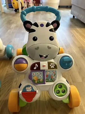 Buy Fisher-Price Learn With Me Zebra Walker - Perfect Conditions • 8£