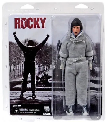 Buy NECA Rocky - Rocky (Sweatsuit) 8  Clothed Action Figure By NECA  • 165£