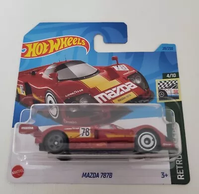 Buy Hot Wheels Mazda 787B Toy Model Japanese Race Car Diecast 1:64 In Box • 8.99£