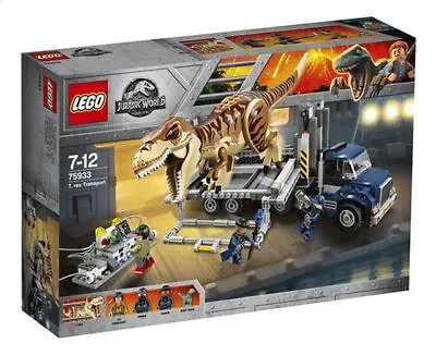 Buy LEGO 75933 Jurassic World T. Rex Transport *NO BOX/BOOK (NEW)* • 98.99£