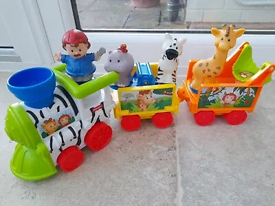 Buy Fisher Price Little People  Musical Zoo  Train  With 4 Figures • 8.75£