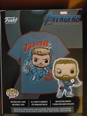 Buy Funko Pop & Tshirt Set - Thor Avengers:Endgame BNIB Medium • 23.95£