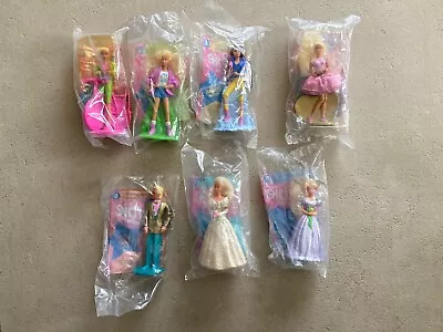 Buy 7 X  McDonalds Happy Meal Toys Barbie 1994 1,3,4,5,6,7,8 • 9.99£