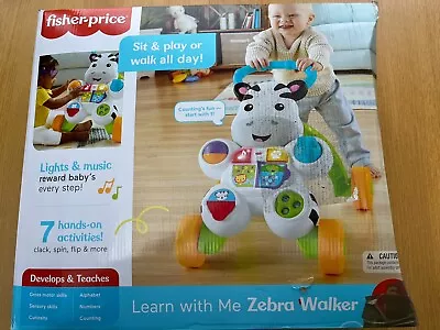 Buy Fisher-Price Learn With Me Zebra Walker - DKH80 • 15£