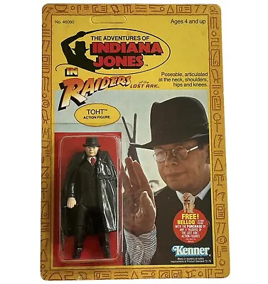 Buy Vintage 1982 Indiana Jones Toht Kenner Action Figure MOC Sealed Raiders • 395£