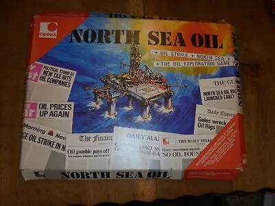 Buy Vintage Omnia North Sea Oil Board Game Complete Family Strategy Board Game  • 15£