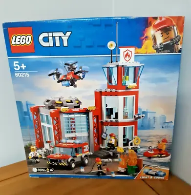 Buy Lego 60215 - City Fire Station Garage With Truck - New And Sealed • 60£