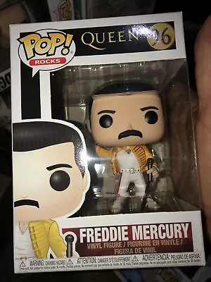 Buy Funko POP! Rocks Queen Freddie Mercury Wembley 1986 Vinyl Collectable Figure #96 • 19.99£