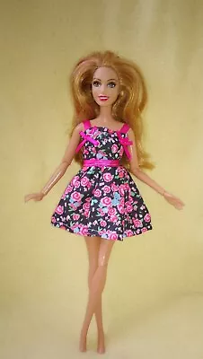 Buy Barbie Steffi Fashion Dolls Clothing Fashion Summer Flowers Dress K18 • 3.41£