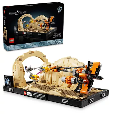 Buy LEGO Star Wars 75380 Mos Espa Podrace Diorama Age 18+ 718pcs • 69.95£
