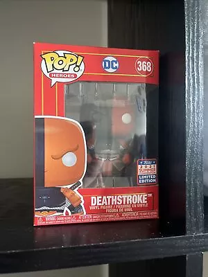 Buy Funko Pop Heroes DC Deathstroke #368 2021 Summer Convention Limited Edition New • 9.50£
