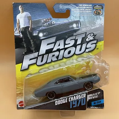Buy 1970 Dodge Charger Fast Furious Model New FAST AND FURIOUS DODGE Carded Mattel • 39.99£