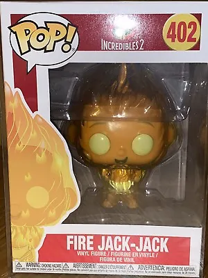 Buy Fire Jack Jack Funko (#402) With Pop Protector (Disney Pixar: Incredibles 2) • 19.99£