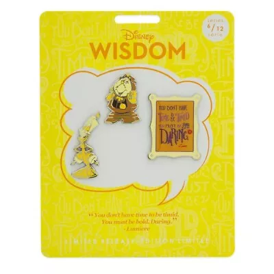 Buy SALE - Beauty And The Beast Disney Pin Trading: Wisdom June 6/12 LE Pin • 19£
