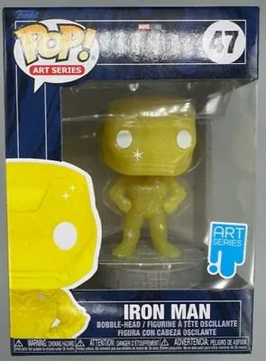 Buy #47 Iron Man Art Series Marvel The Infinity Saga NEW Funko POP & POP Protector • 21.99£