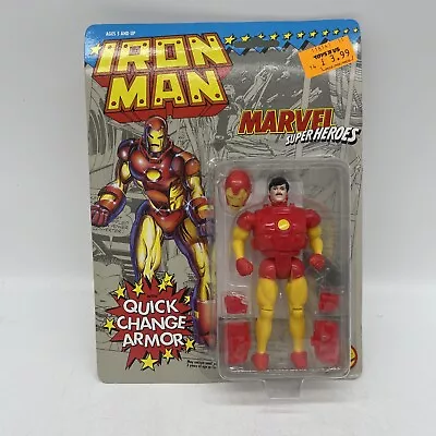 Buy Toy Biz 1991 Marvel Super Heroes Iron Man Action Figure Quick Change Armor • 49.99£