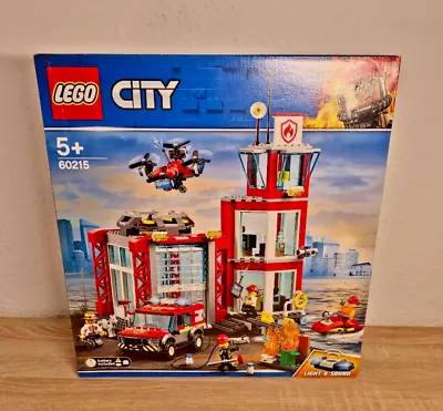 Buy LEGO CITY: Fire Station (60215) New And Original Packaging 2021 EOL • 98.11£