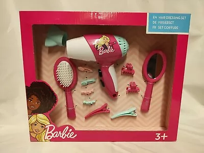 Buy BARBIE Hair Dressing Set With Hair Dryer And Accessories - New & Boxed • 14.98£