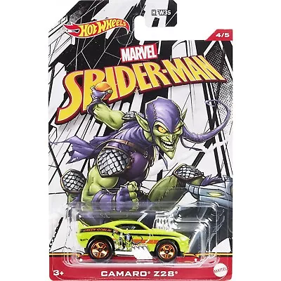 Buy Hot Wheels Spiderman Green Goblin Camaro Z28 4/5 Hdg78 • 9.99£