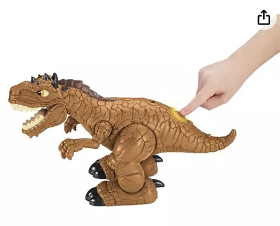 Buy Fisher-price IMAGINEXT Motorized T-Rex Dinosaur X4085 Toy Sounds Walks • 22.99£
