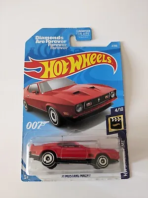 Buy Hot Wheels '71 Mustang Mach 1 Screen Time *Combine Postage* • 6.75£