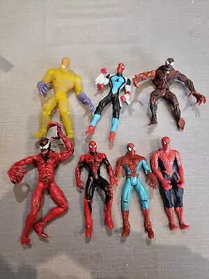 Buy Marvel Spider-Man And Carnage 7 Figure Bundle • 12£