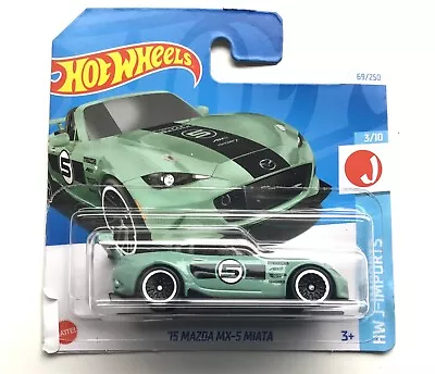Buy Hot Wheels 75 Mazda MX-5 Miata Num5 Race Car Car New HW J IMPORTS • 10.99£