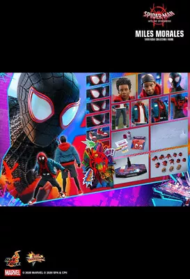 Buy New Hot Toys MMS567 SPIDER-MAN: INTO THE SPIDER-VERSE 1/6 MILES MORALES In Stock • 309£