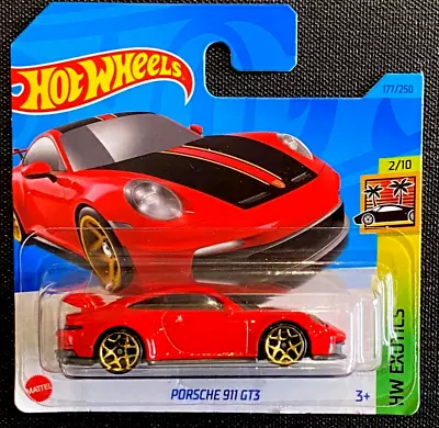 Buy Hot Wheels  - Porsche 911 Gt3 - Red - 2/10 - Short Card   (a) • 3£