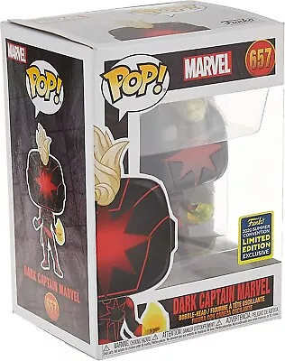 Buy Marvel Dark Captain Marvel SDCC 2020 Exclusive Pop! Vinyl Figure #657 GIFT IDEA • 9.99£