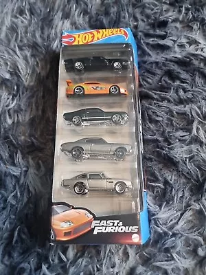 Buy Hot Wheels:  Hot Wheels Fast & Furious 5 Pack New HLY70 • 10£