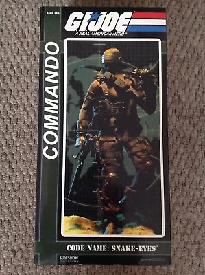 Buy GI Joe Commando Snake Eyes 1/6 Scale Sideshow Collectibles • 570£