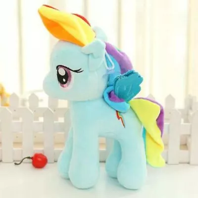 Buy 25cm My Little Pony Large Stuffed Plush Soft Teddy Doll Toys Xmas Birthday Gifts • 11.50£