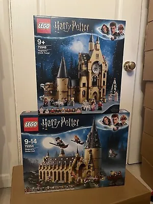 Buy LEGO Harry Potter - Hogwarts Great Hall 75954 - Clock Tower 75948 FAST DELIVERY • 199.80£