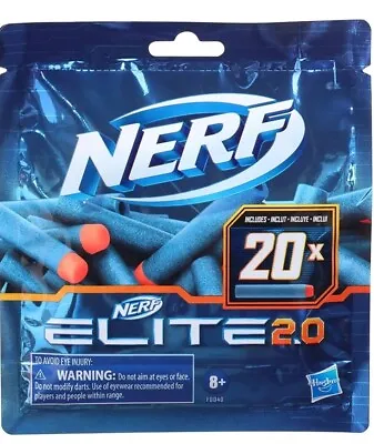 Buy Nerf Elite 2.0 20-Dart Refill Pack • 6.49£