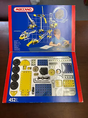 Buy Vintage Meccano Motorised  Set 4, 1995, 100% Complete In Box With Manuals • 59.50£