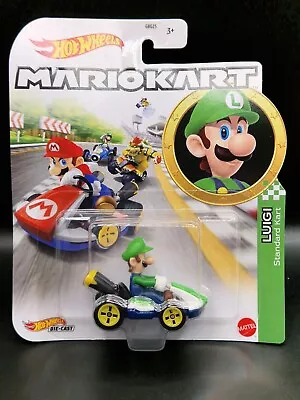 Buy Hot Wheels Mario Kart Luigi Standard Kart (B106)  • 8.99£