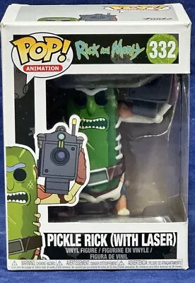 Buy Funko POP! Animation: R&M-Pickle Rick With Laser-Rick And Morty VG Condition • 16.99£