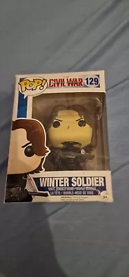 Buy Funko POP! Marvel Captain America Civil War Winter Soldier #129  • 14.99£