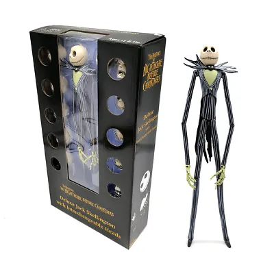 Buy The Nightmare Before Christmas Jack Skellington Figure 12 Skull Heads Toy • 49.99£