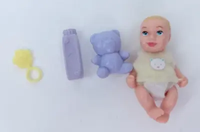 Buy 2002 Happy Family Midge Baby With Accessories Barbie Friend Mattel • 46.09£